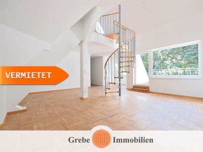 Nur für Dachgeschossfreunde: 2 Bäder + Dachterrasse + Spitzboden als Spiel- oder Gästeparadies!